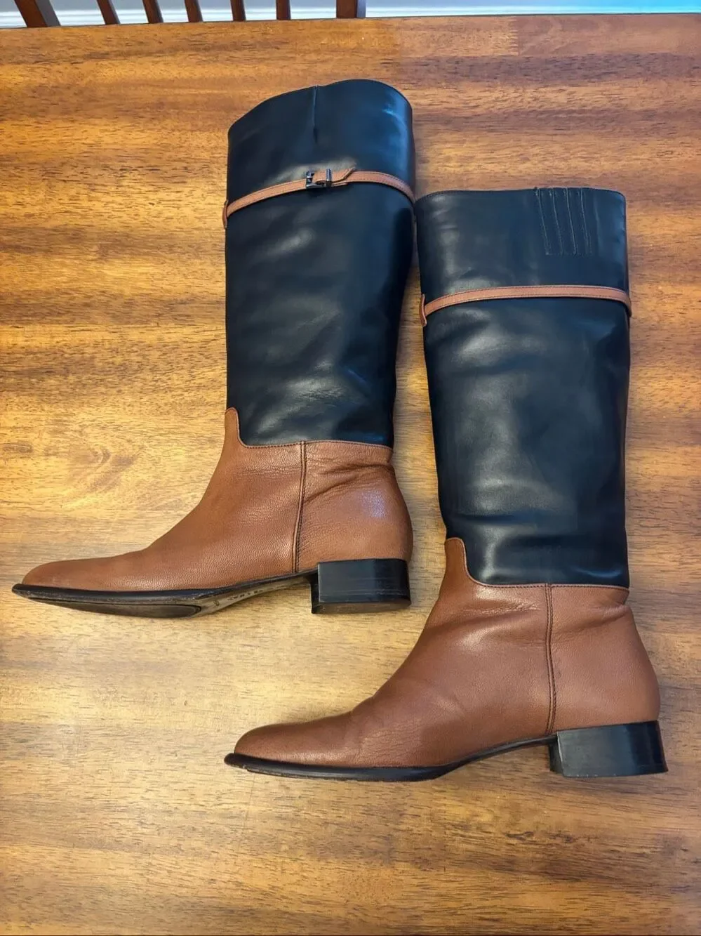 VIA SPIGA leather knee high boots